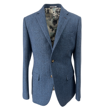 Blue Casual Men's Blazer